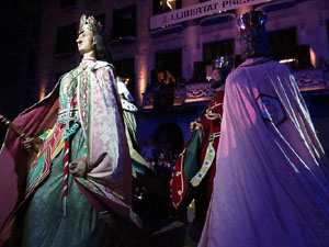 Fires 2018. Pregó de Fires. Balls de l'Àliga i els gegants de la ciutat