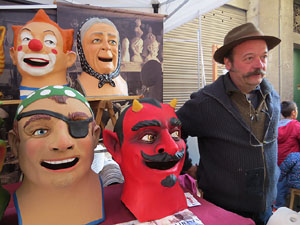 Fira d'Artesania al carrer Ballesteries