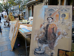 Fires 2018. Fira del Dibuix, la Pintura i la Fotografia a la Rambla de la Llibertat i la pla&ccedil;a del Vi, i Fira de l'Alimentaci&oacute