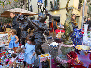 Fires 2018. Fira del Dibuix, la Pintura i la Fotografia a la Rambla de la Llibertat i la pla&ccedil;a del Vi, i Fira de l'Alimentaci&oacute