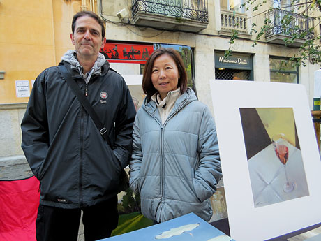 Fires 2018. Fira del Dibuix, la Pintura i la Fotografia a la Rambla de la Llibertat i la pla&ccedil;a del Vi, i Fira de l'Alimentaci&oacute; al carrer Santa Clara