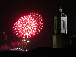 Fires 2018. El castell de focs de cloenda de Fires de Sant Narc&iacute;s