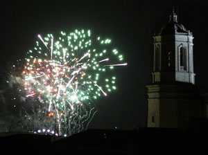 Fires 2018. El castell de focs de cloenda de Fires de Sant Narc&iacute;s