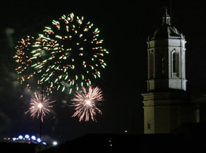 Fires 2018. El castell de focs de cloenda de Fires de Sant Narc&iacute;s