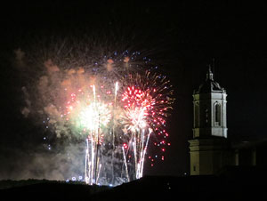 Fires 2018. El castell de focs de cloenda de Fires de Sant Narc&iacute;s