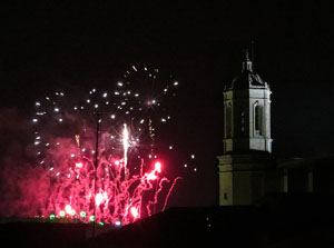 Fires 2018. El castell de focs de cloenda de Fires de Sant Narc&iacute;s