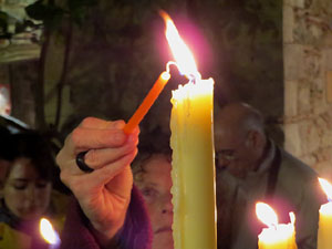 Nadal 2018 a Girona. Encesa de les llums de Hanukk&agrave; al pati dels Rabins