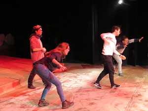 Nadal 2018 a Girona. Assaig de 'Els Pastorets de Girona' al Teatre Municipal