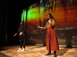 Nadal 2018 a Girona. Assaig de 'Els Pastorets de Girona' al Teatre Municipal