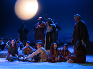 Nadal 2018 a Girona. Assaig de 'Els Pastorets de Girona' al Teatre Municipal