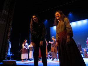 Nadal 2018 a Girona. Assaig de 'Els Pastorets de Girona' al Teatre Municipal