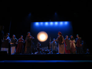 Nadal 2018 a Girona. Assaig de 'Els Pastorets de Girona' al Teatre Municipal