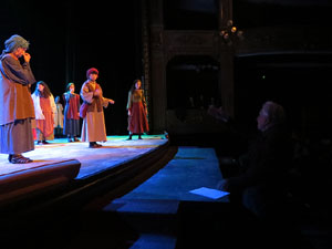 Nadal 2018 a Girona. Assaig de 'Els Pastorets de Girona' al Teatre Municipal