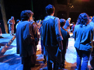 Nadal 2018 a Girona. Assaig de 'Els Pastorets de Girona' al Teatre Municipal