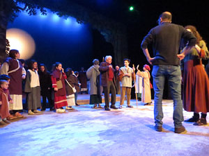 Nadal 2018 a Girona. Assaig de 'Els Pastorets de Girona' al Teatre Municipal