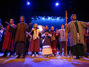 Nadal 2018 a Girona. Assaig de 'Els Pastorets de Girona' al Teatre Municipal