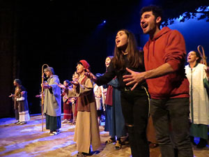 Nadal 2018 a Girona. Assaig de 'Els Pastorets de Girona' al Teatre Municipal