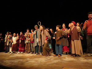 Nadal 2018 a Girona. Assaig de 'Els Pastorets de Girona' al Teatre Municipal