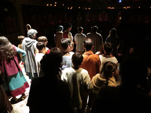 Nadal 2018 a Girona. Assaig de 'Els Pastorets de Girona' al Teatre Municipal