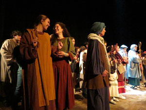 Nadal 2018 a Girona. Assaig de 'Els Pastorets de Girona' al Teatre Municipal