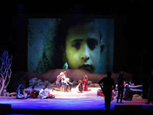 Nadal 2018 a Girona. Assaig de 'Els Pastorets de Girona' al Teatre Municipal