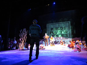 Nadal 2018 a Girona. Assaig de 'Els Pastorets de Girona' al Teatre Municipal