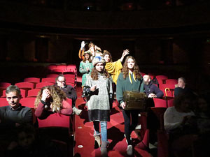 Nadal 2018 a Girona. Assaig de 'Els Pastorets de Girona' al Teatre Municipal