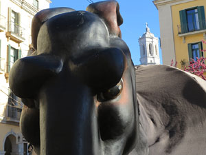 Nadal 2018 a Girona. Els Pastorets de la Mula Baba a la pla&ccedil;a del Pallol