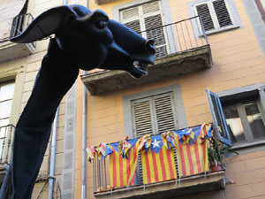 Nadal 2018 a Girona. Els Pastorets de la Mula Baba a la pla&ccedil;a del Pallol