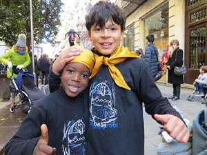 Nadal 2018 a Girona. Els Pastorets de la Mula Baba a la pla&ccedil;a del Pallol