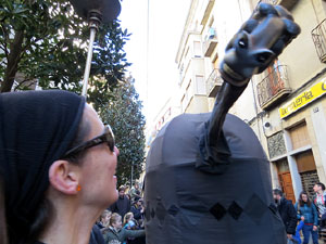 Nadal 2018 a Girona. Els Pastorets de la Mula Baba a la pla&ccedil;a del Pallol