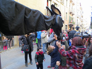 Nadal 2018 a Girona. Els Pastorets de la Mula Baba a la pla&ccedil;a del Pallol