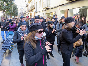 Nadal 2018 a Girona. Els Pastorets de la Mula Baba a la plaça del Pallol