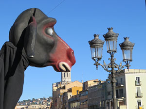 Nadal 2018 a Girona. Els Pastorets de la Mula Baba a la pla&ccedil;a del Pallol