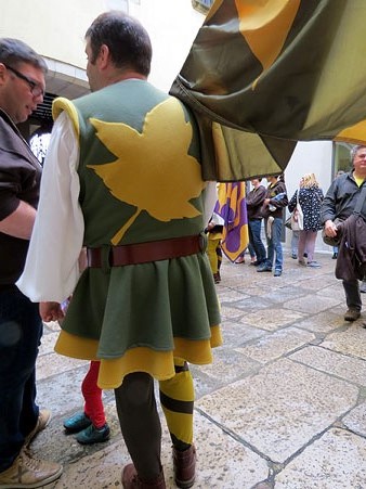 Vestuari dels banderers. Detalls