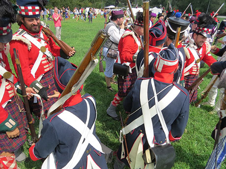 XI Festa Reviu els Setges Napoleònics de Girona. Cloenda de la recreació al Parc de les Ribes del Ter