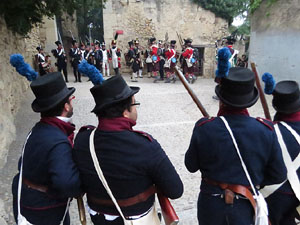 XI Festa Reviu els Setges Napole&ograve;nics de Girona. Combats al carrer Pere de Rocabert&iacute;
