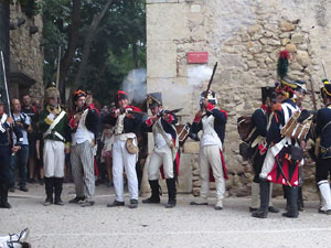 XI Festa Reviu els Setges Napole&ograve;nics de Girona. Combats al carrer Pere de Rocabert&iacute;