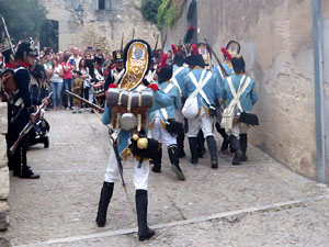 XI Festa Reviu els Setges Napole&ograve;nics de Girona. Combats al carrer Pere de Rocabert&iacute;