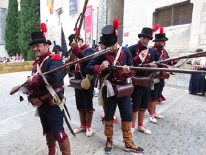 XI Festa Reviu els Setges Napole&ograve;nics de Girona. Combats a la pla&ccedil;a dels Ap&ograve;stols