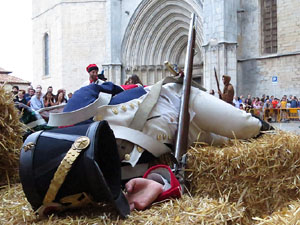 XI Festa Reviu els Setges Napole&ograve;nics de Girona. Combats a la pla&ccedil;a dels Ap&ograve;stols