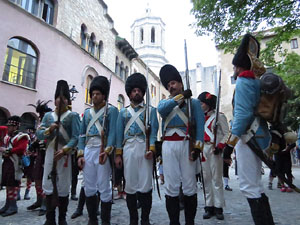 XI Festa Reviu els Setges Napole&ograve;nics de Girona. Combats a la pla&ccedil;a dels Ap&ograve;stols