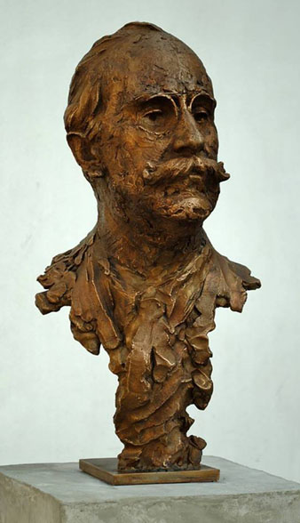 Bust de Carles Rahola. Escultura d'Eudald de Juana Górriz