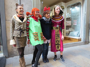 Carnestoltes 2019 a Girona. Disfresses i cercavila pels carrers del Barri Vell