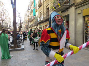 Carnestoltes 2019 a Girona. Disfresses i cercavila pels carrers del Barri Vell