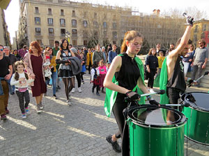 Carnestoltes 2019 a Girona. Disfresses i cercavila pels carrers del Barri Vell