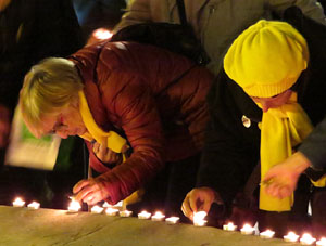 Commemoració del 4 de febrer de 1939, dia de l'entrada de les tropes franquistes a Girona