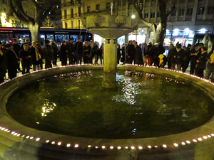 Commemoració del 4 de febrer de 1939, dia de l'entrada de les tropes franquistes a Girona