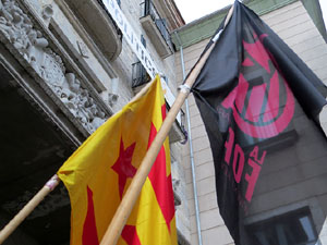 Concentració a la plaça del Vi per la independència i la llibertat dels presos polítics