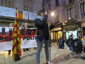 Concentraci&oacute; a la pla&ccedil;a del Vi per la independ&egrave;ncia i la llibertat dels presos pol&iacute;tics